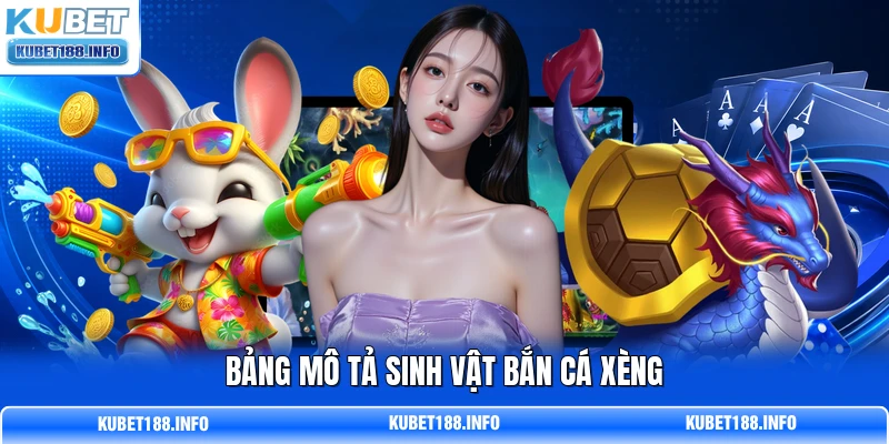 Bảng mô tả sinh vật bắn cá xèng Bảng mô tả sinh vật bắn cá xèng